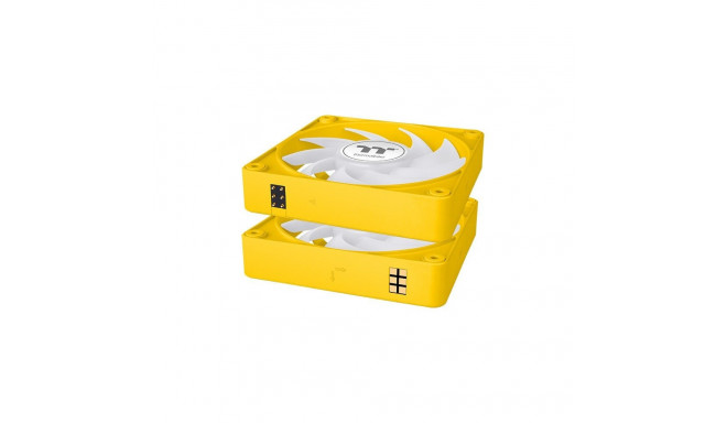 "120mm Thermaltake CT120 EX ARGB Sync PC Cooling Fan Bumblebee 3 Pack"