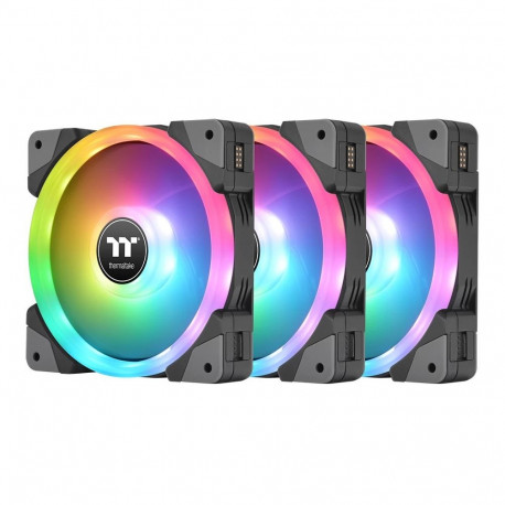 "140mm Thermaltake SWAFAN EX14 RGB PC Cooling Fan TT Premium Edition 3 Pack"