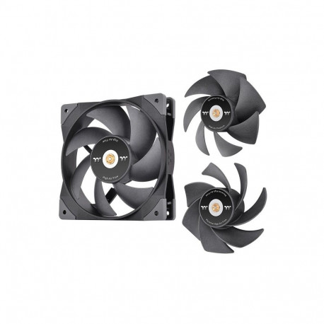"120mm Thermaltake GT12 PC Cooling Fan TT Premium Edition Black - 1 Pack"