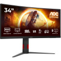 "AOC 86.4cm (34"") CU34G4 21:09 HDMI+DP black/red"