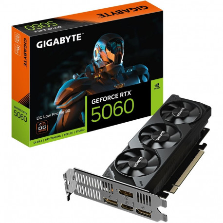 "RTX 5060 8GB GIGABYTE OC Low Profile GDDR7 3 Fan"