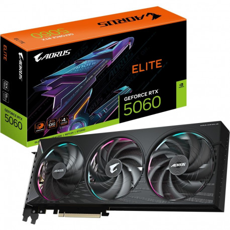 "RTX 5060 8GB GIGABYTE AROUS ELITE GDDR7 3 Fan"