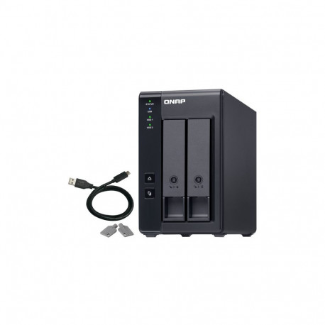 QNAP andmesalvesti TR-002 2 bay USB Type-C riistvaraline RAID