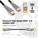 "Club3D HDMI-Kabel A -> A 2.0 High Speed 4K60Hz UHD 3 Meter retail"