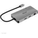 "Club3D USB-C 8in1-HUB >2xHDMI/2xUSB/USB-C/LAN 4K60Hz PD100W"