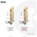 "Club3D Adapter USB 3.2 Typ C > DVI-D HDCP Off aktiv St/Bu"