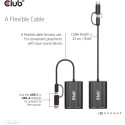 "Club3D Adapter USB Typ C/A > HDMI / VGA St/Bu"