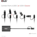 "Club3D Adapter USB Typ C/A > HDMI / VGA St/Bu"