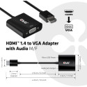 "Club3D Adapter HDMI 1.4 > VGA (mit Audio) St/Bu retail"