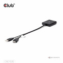 "Club3D Adapter HDMI + MicroUSB > DP 4K120Hz aktiv St/Bu"