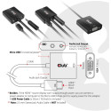 "Club3D Adapter HDMI 1.4 > VGA (mit Audio) St/Bu retail"