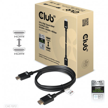 "Club3D HDMI-Kabel A -> A 2.1 Ultra High Speed 10K HDR 2m retail"