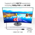 "Club3D HDMI-Kabel A -> A 2.0 360° Drehbar 4K60Hz UHD 2 Meter retail"