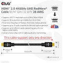 "Club3D HDMI-Kabel A -> A 2.0 RedMere 4K60Hz UHD 10 Meter retail"