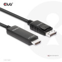 "Club3D Kabel DisplayPort 1.4 > HDMI HDR 8K60Hz aktiv 3m retail" "Club3D Kabel DisplayPort 1.4 > HDMI HDR 8K60Hz aktiv 3m retail"