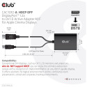 "Club3D Adapter DisplayPort > DVI-D HDCP OFF aktiv St/Bu retail"