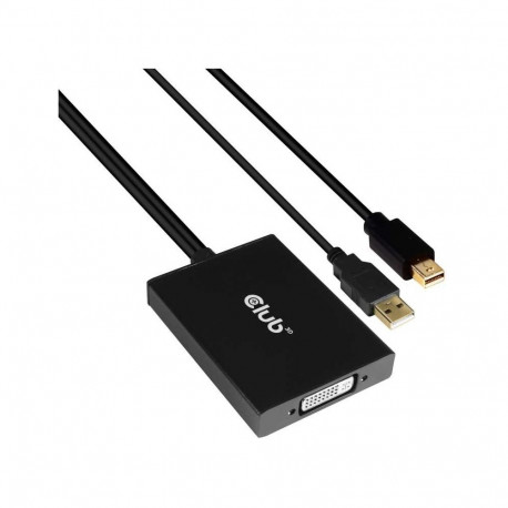 "Club3D Adapter MiniDisplayport > DVI-D (Active Dual) St/Bu retail"