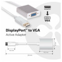 "Club3D Adapter DisplayPort > VGA aktiv St/Bu weiß Polybeutel"