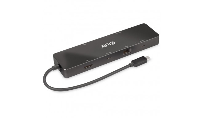 "Club3D USB-C 6in1-HUB >HDMI/2xUSB-C/2xUSB/LAN 8K30Hz PD100W"