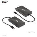 "Club3D USB-C 7in1-HUB >2xDP/2xUSB/2xUSB-C/LAN 4K60Hz PD100W"