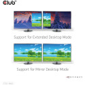 "Club3D 4K ChargingDock USB-C ->6xUSB3/2xDP/HDMI/LAN/Audio"