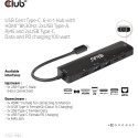 "Club3D USB-C 6in1-HUB >HDMI/2xUSB/2xUSB-C/LAN 4K120Hz PD100W"