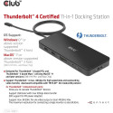 "Club3D Thunderbolt4 11-in-1 Dockingstation 2 Displays St/Bu"