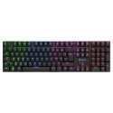 "Sharkoon PureWriter RGB (schwarz. FR-Layout. Kailh Choc Low Profile Blue)"