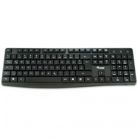 "Equip Kabelgebundene USB Keyboard schwarz. spanisch"