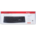 "Equip Kabelgebundene USB Keyboard schwarz. spanisch"