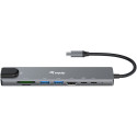 "Equip Adapter USB-C -> HDMI.GbE.3xUSB3.2 Gen1.SD/TF.PD 100W"