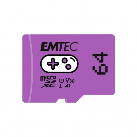 "CARD Emtec m64GB UHS-I U3 V30 A1 Gaming Purple"