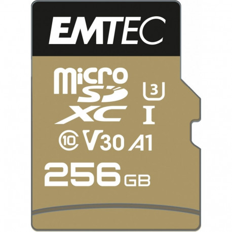"CARD Emtec m256GB UHS-I U3 V30 A1 SpeedIN Pro + Adapter"