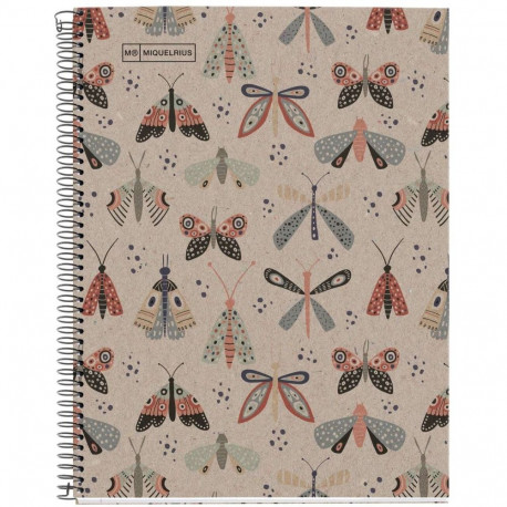 "Miquelrius Notizblock SCHMETTERLING DESIGN Recy. A4 80 Blatt (Speditionsversand)"
