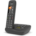 "GIGASET C575A schwarz schnurlos analog (DECT) Anrufbeantworter TFT-Farb-Display Freisprechen Adress
