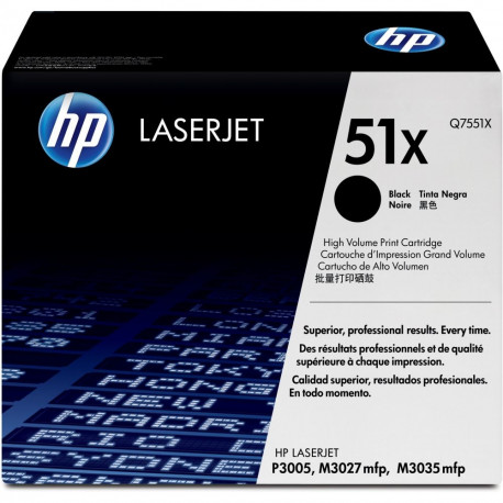 "HP Q7551X XL black (Verpackung beschädigt)"
