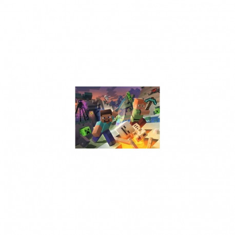"Ravensburger Kinderpuzzle Minecraft 100 Teile XXL"