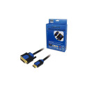 "Logilink HDMI-DVI-Kabel Anschl. 18+1pin St/St 2.00m sw 1.4"