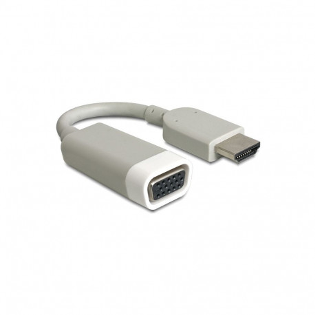 "DELOCK Adapterkabel HDMI-A St > VGA Buchse screwless"