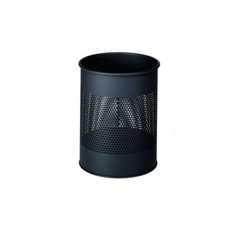 "DURABLE Papierkorb Metall rund 15 Liter mit Ring 165mm anthr"