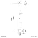 "Neomounts DEH 23""-42"" 1TFT 1Gelenk H:106-156cm Max.50 schwa"