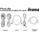 "IIYAMA 139.0cm(55"") TF5539UHSC-W1AG 16:9 Touch HDMI+DP (Speditionsversand)"