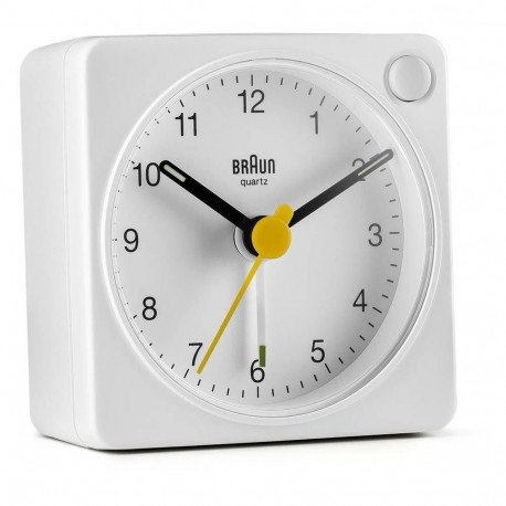 "Braun BC 02 XW Quarzwecker wei Lichtfunk."