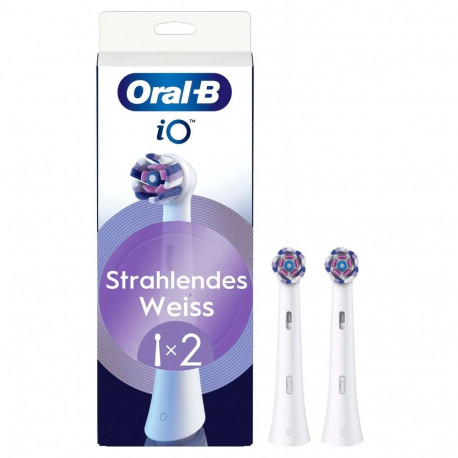 "Oral-B iO Aufsteckbürsten Radiant White 2er"
