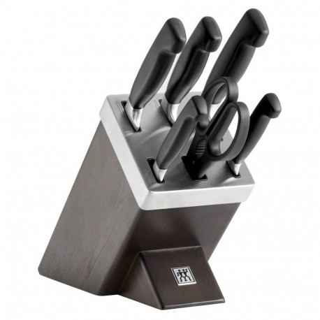 "Zwilling Vier Sterne Messerblock 7-Teilig Esche"