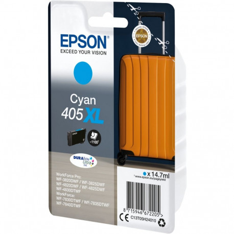 "Epson Tinte 405XL C13T05H24010 Cyan bis 1.100 Seiten"