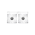 "120mm Thermaltake CT120 Reverse ARGB Sync PC Cooling Fan White 2 Pack"