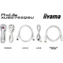 "68,5cm/27"" (2560x1440) iiyama Prolite XUB2792QSU-W6 16:9 WQHD IPS 100Hz 0,4ms HDMI DP USB Pivot Wh