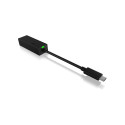 "ICY BOX IB-LAN100-C3 USB-C > Gigabit LAN (ST-BU) Adapter Schwarz"