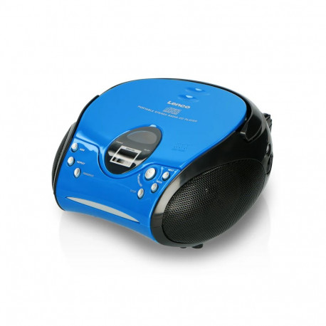 New! Lenco CD player blue/black SCD-24 Blue/Black